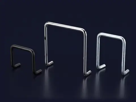 3D CNC ile bükülmüş U tel parçalar